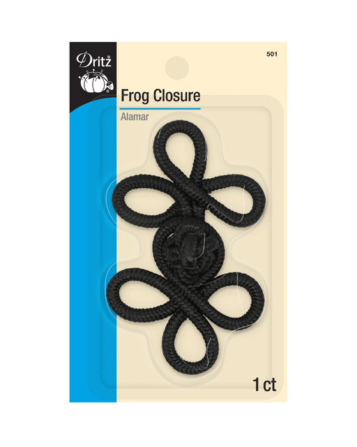 4" FROG CLOSURE SET For Sewing_ZIPPERANDTHREAD - Zipper and Thread