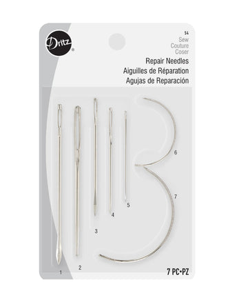 Information related to zippers, thread, and sewing.