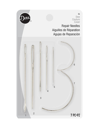 Information related to zippers, thread, and sewing.