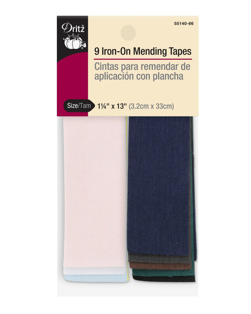 Iron-On Mending Tape Assorted - Zipper and Thread