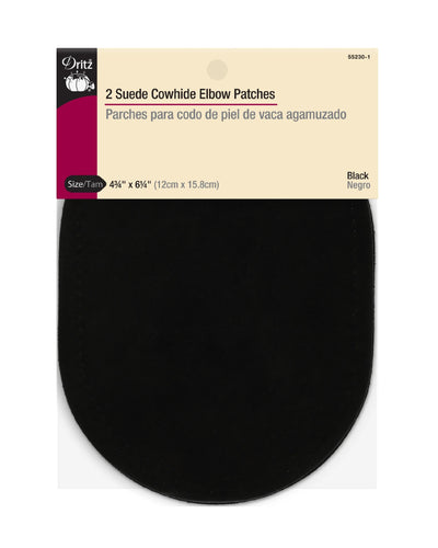 SUEDE COWHIDE ELBOW PATCHES - Zipper and Thread