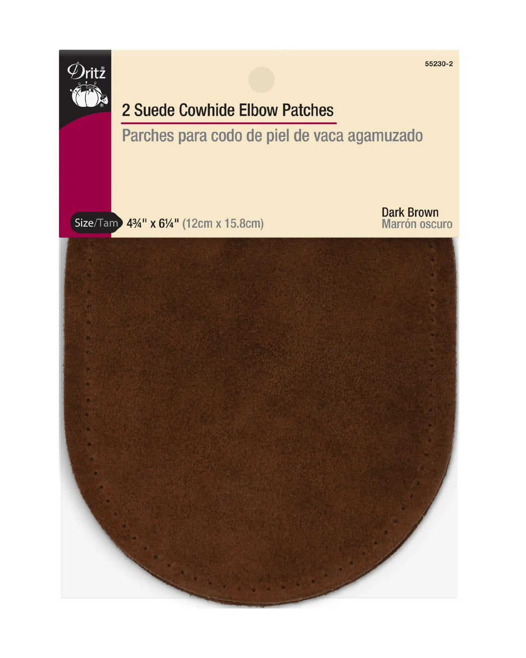 SUEDE COWHIDE ELBOW PATCHES - Zipper and Thread