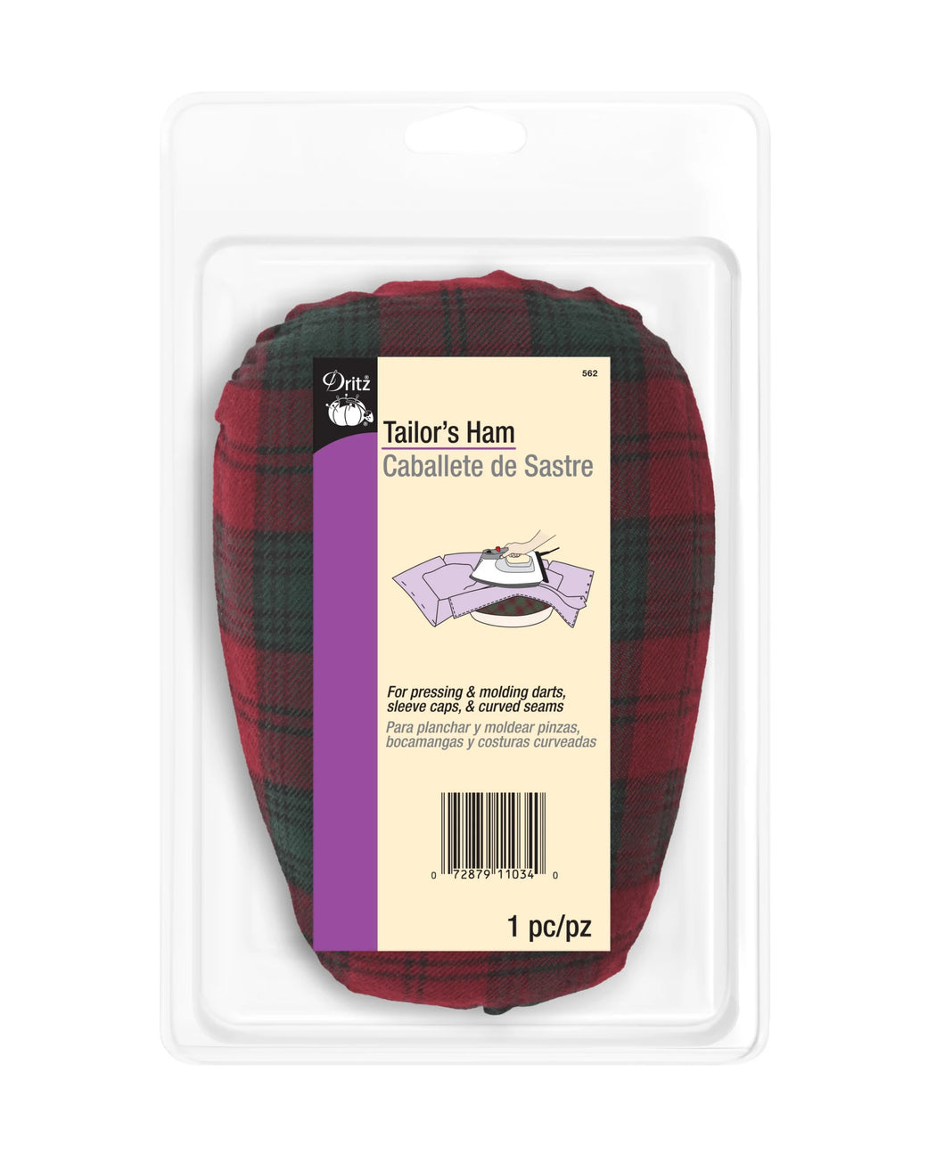 Tailor's Ham - Zipper and Thread