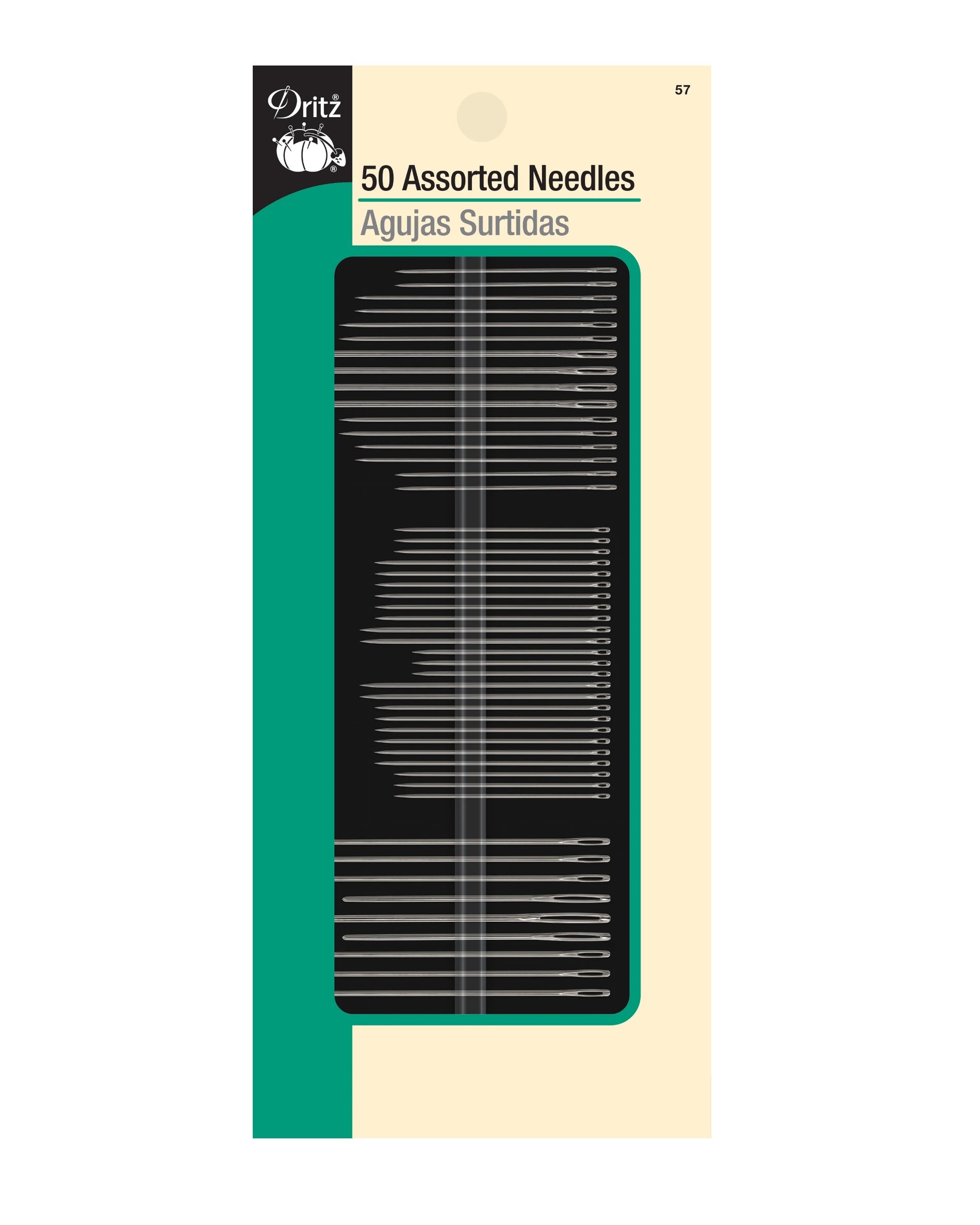ASSORTED HAND NEEDLES, 50 PC