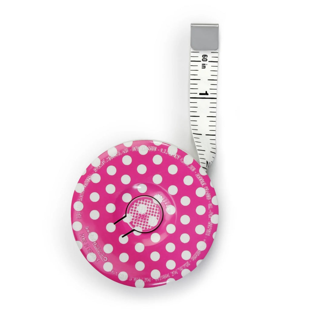 RETRACTABLE SPRING TAPE MEASURE, 60" - Zipper and Thread