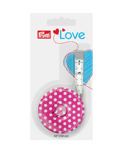 RETRACTABLE SPRING TAPE MEASURE, 60" - Zipper and Thread