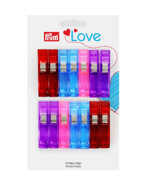 LARGE FABRIC CLIPS - Zipper and Thread