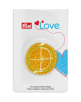 FRUIT PIN CUSHION & PATTERN WEIGHT - Zipper and Thread