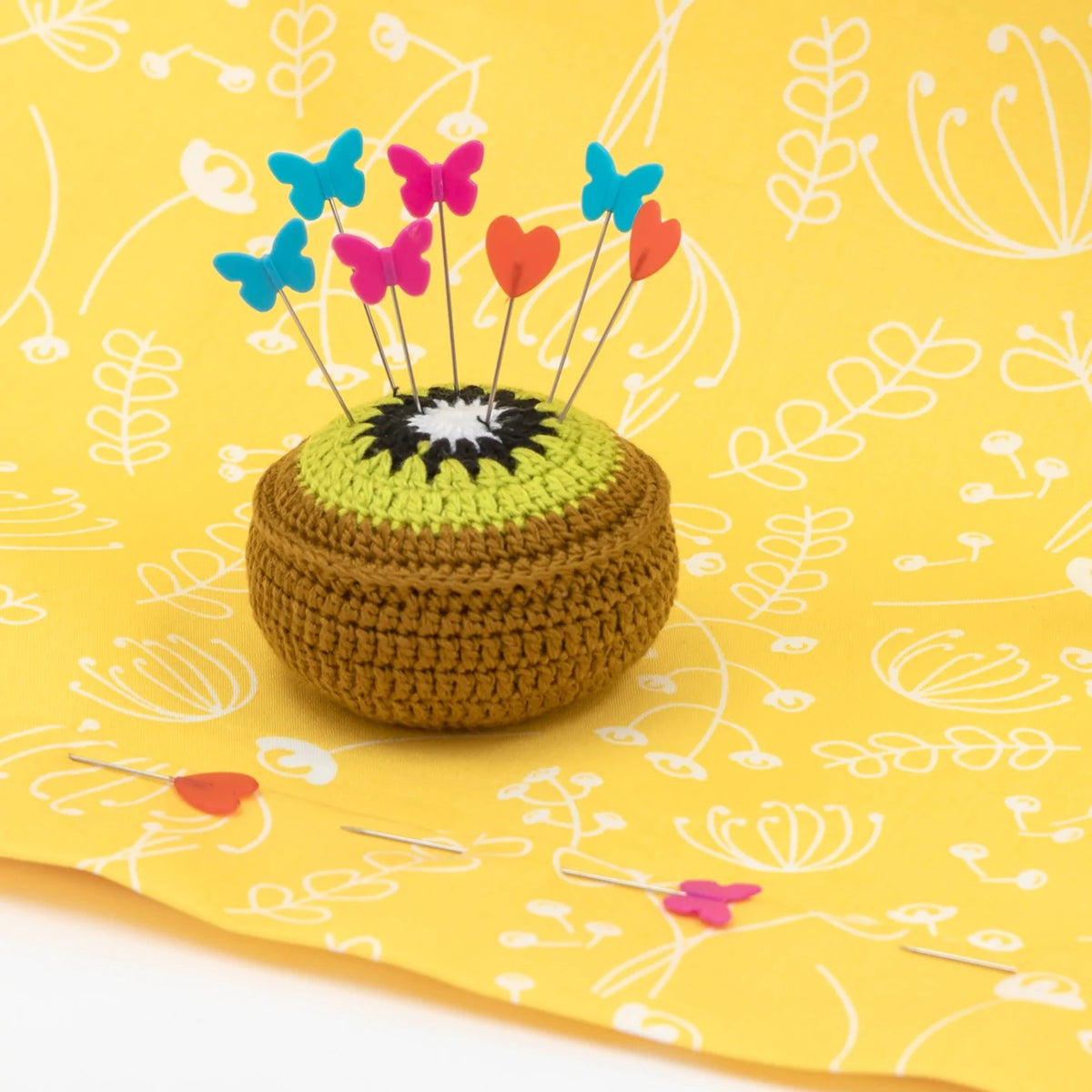 FRUIT PIN CUSHION & PATTERN WEIGHT - Zipper and Thread