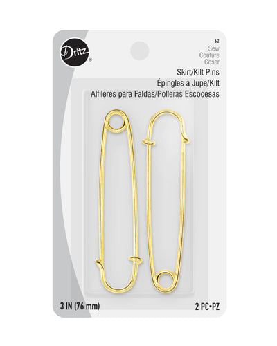 Skirt/Kilt Pins - Zipper and Thread