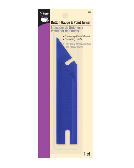 BUTTON GAUGE & POINT TURNER - Zipper and Thread