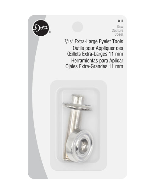 Extra-Large Eyelets Tools - Zipper and Thread