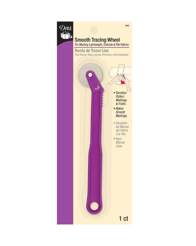 Smooth Tracing Wheel - Zipper and Thread