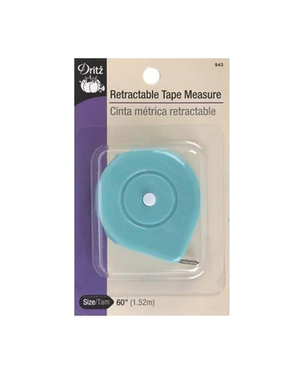 Retracable Tape Measure - Zipper and Thread
