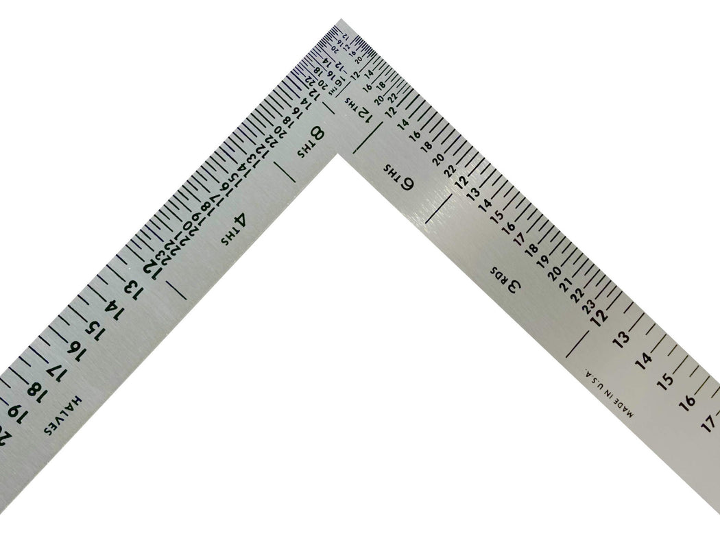 Half Size L-Square, 12" x 6" - Zipper and Thread