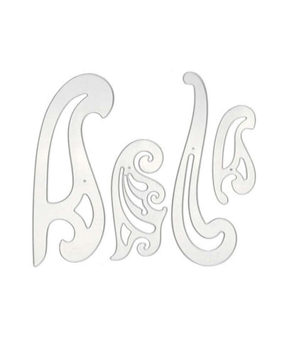 French Curve Set 1 - Zipper and Thread