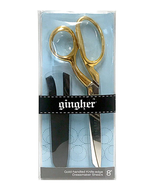 Knife Edge Gold Dressmaker 8" - Zipper and Thread