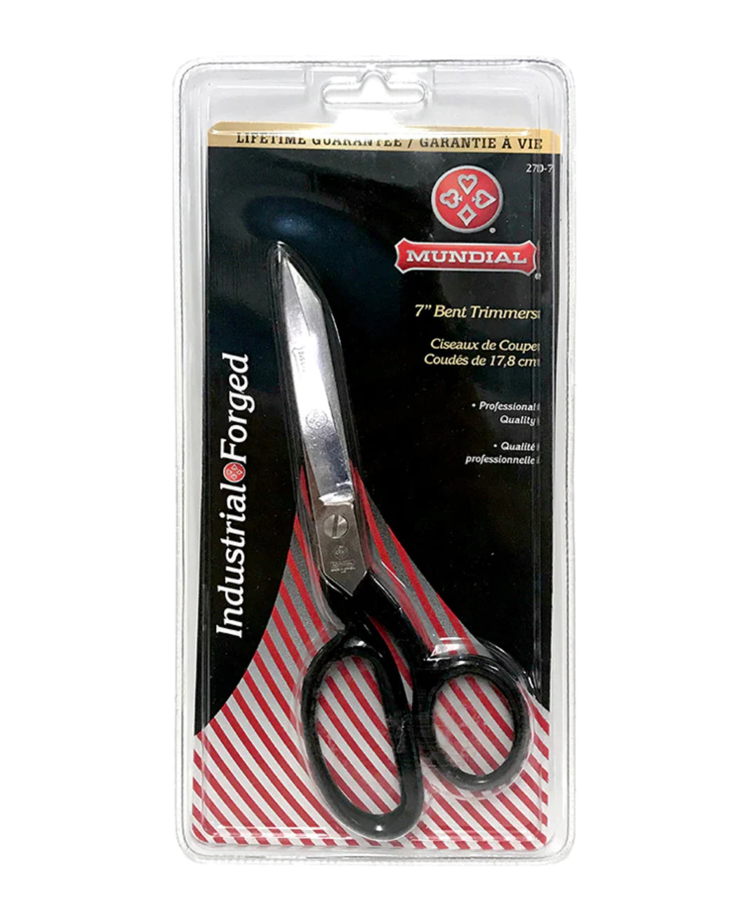Bent Trimmers 7" - Zipper and Thread