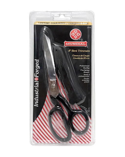 Bent Trimmers 8" - Zipper and Thread