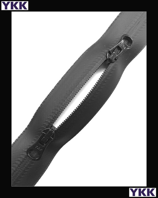 100 YKK Black Zipper (7 Inches) For Slacks, Shirts,Bags, Pouches and Craft  projects-Made in USA