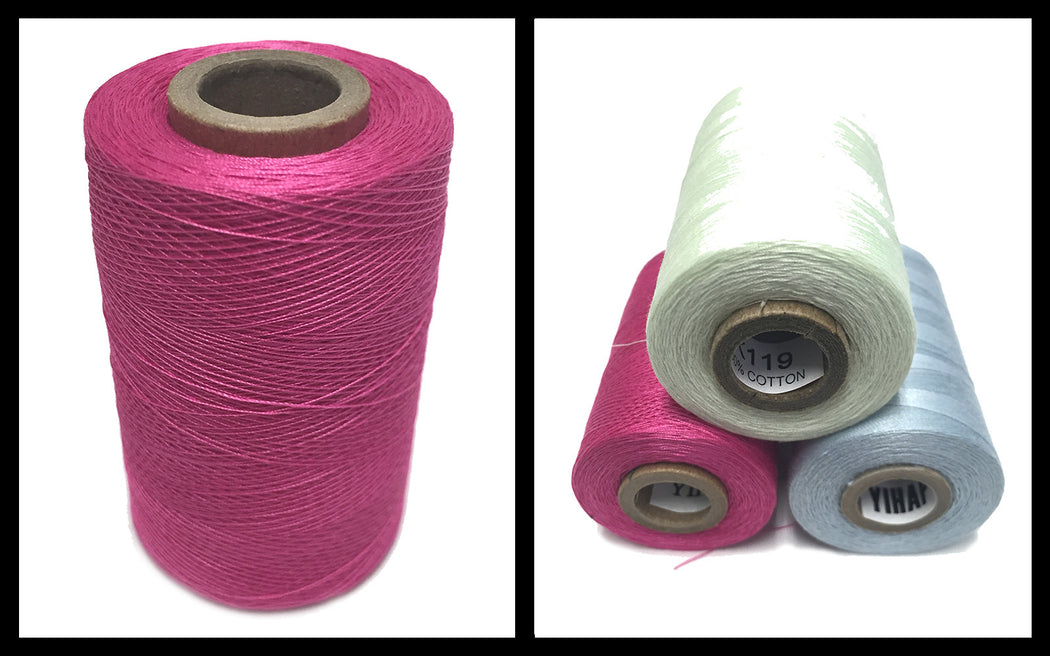 YIHAP® - Cotton [TEX-30] (1,500 yds) - Zipper and Thread