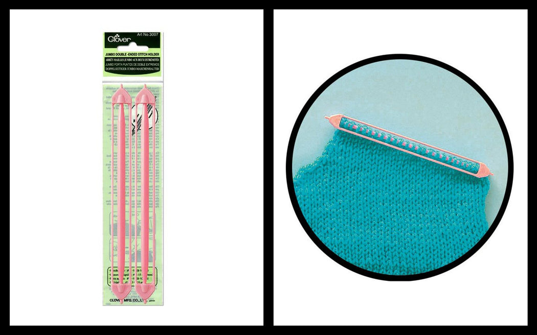 Jumbo Double Ended Stitch Holder - Zipper and Thread